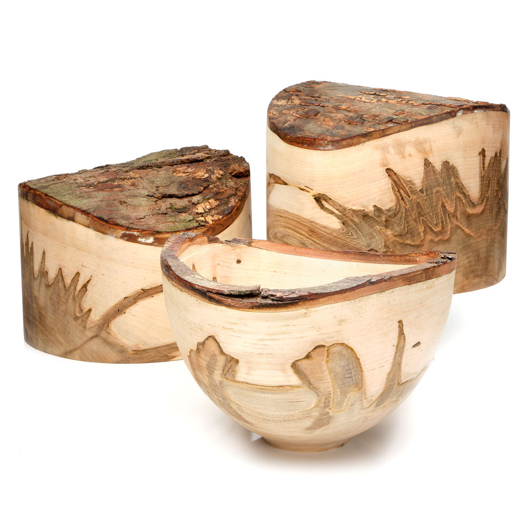 Natural Edge Ambrosia Maple Turning Blank