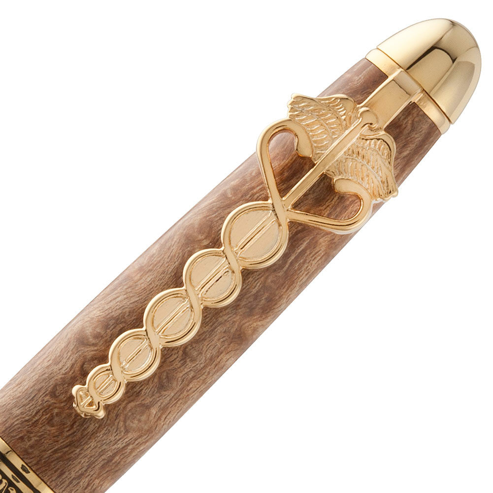 Artisan 10k Gold European Pen Theme Clip Medical