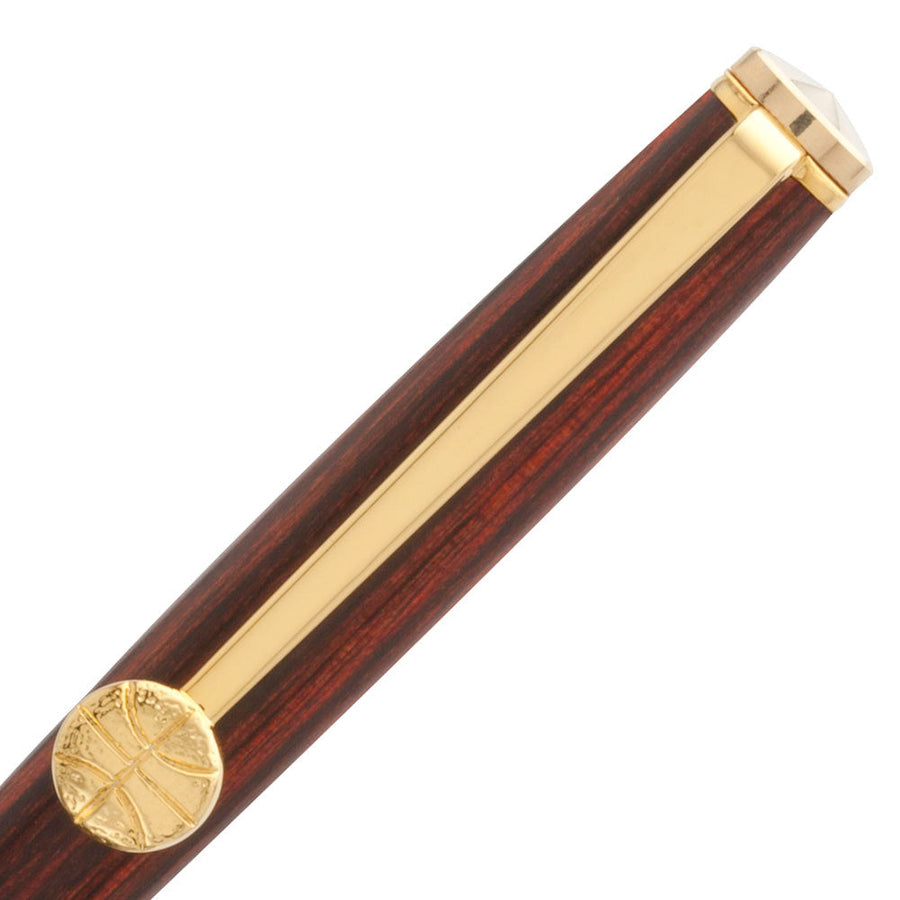 Artisan 24k Gold Slimline Pen Theme Clip Basketball