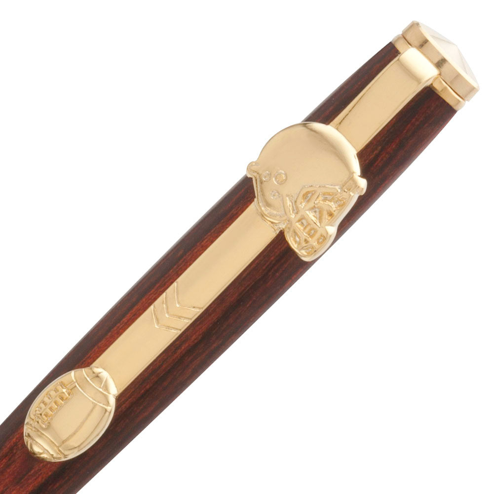 Artisan 24k Gold Slimline Pen Theme Clip Football
