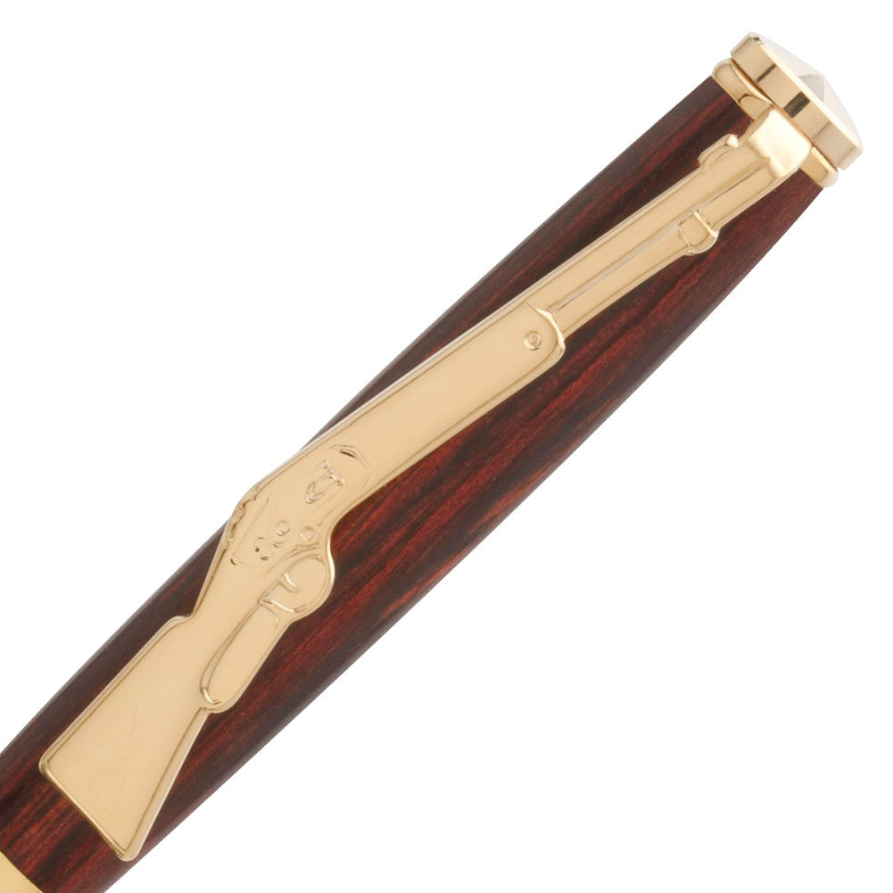 Artisan 24k Gold Slimline Pen Theme Clip Rifle