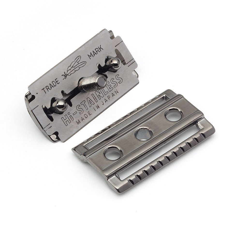 Feather Hi-Stainless Platinum Coated Double Edge Safety Razor Blade - 5 Pack