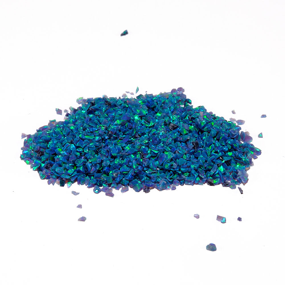 Crushed Opal - Emerald Green