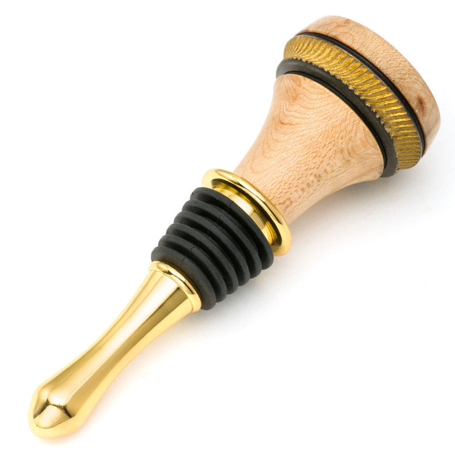 Artisan Droplet Bottle Stopper 10k Gold