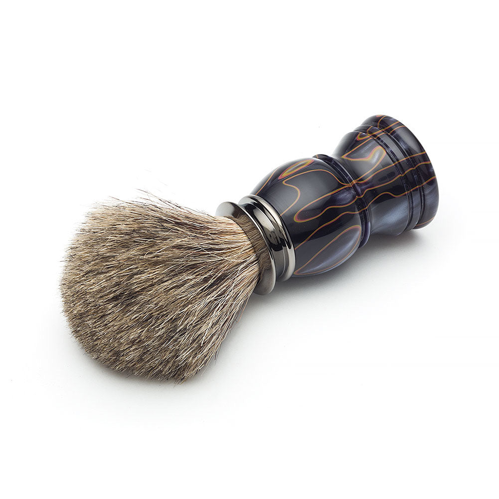 Artisan Premium Badger Shaving Brush Kit Gun Metal