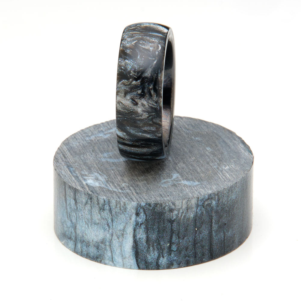 Bespoke Ring Blank - Black Smoke Rising