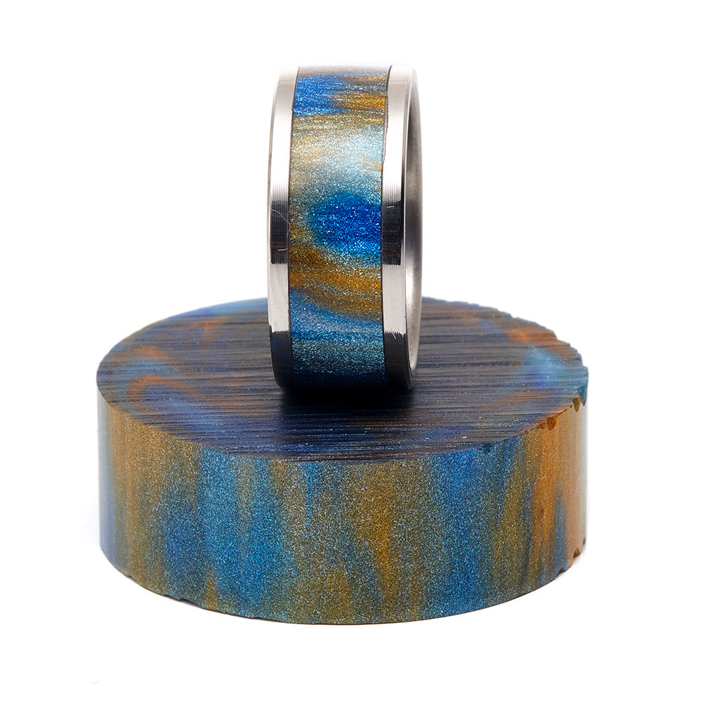 DiamondCast Ring Blank - Blue Macaw