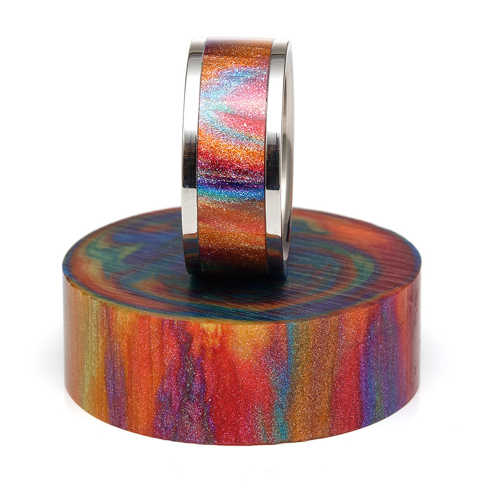 DiamondCast Ring Blank - Oil Slick