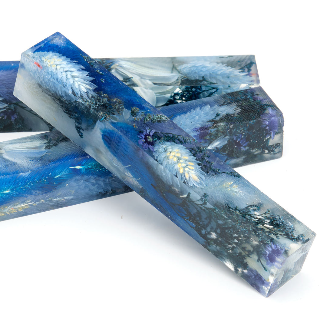 Floral Pen Blank - Mystic Waters