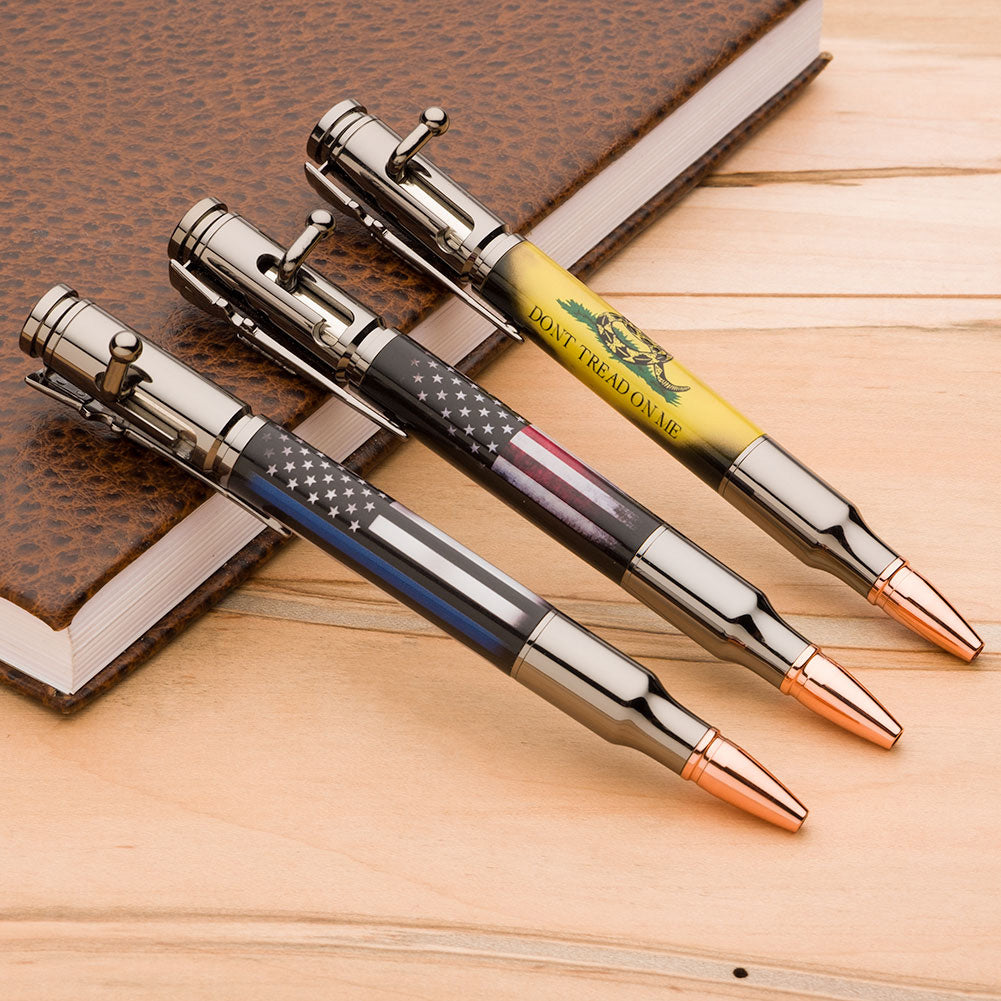 Hobble Creek Craftsman Bolt Action Patriotic Pen Blank