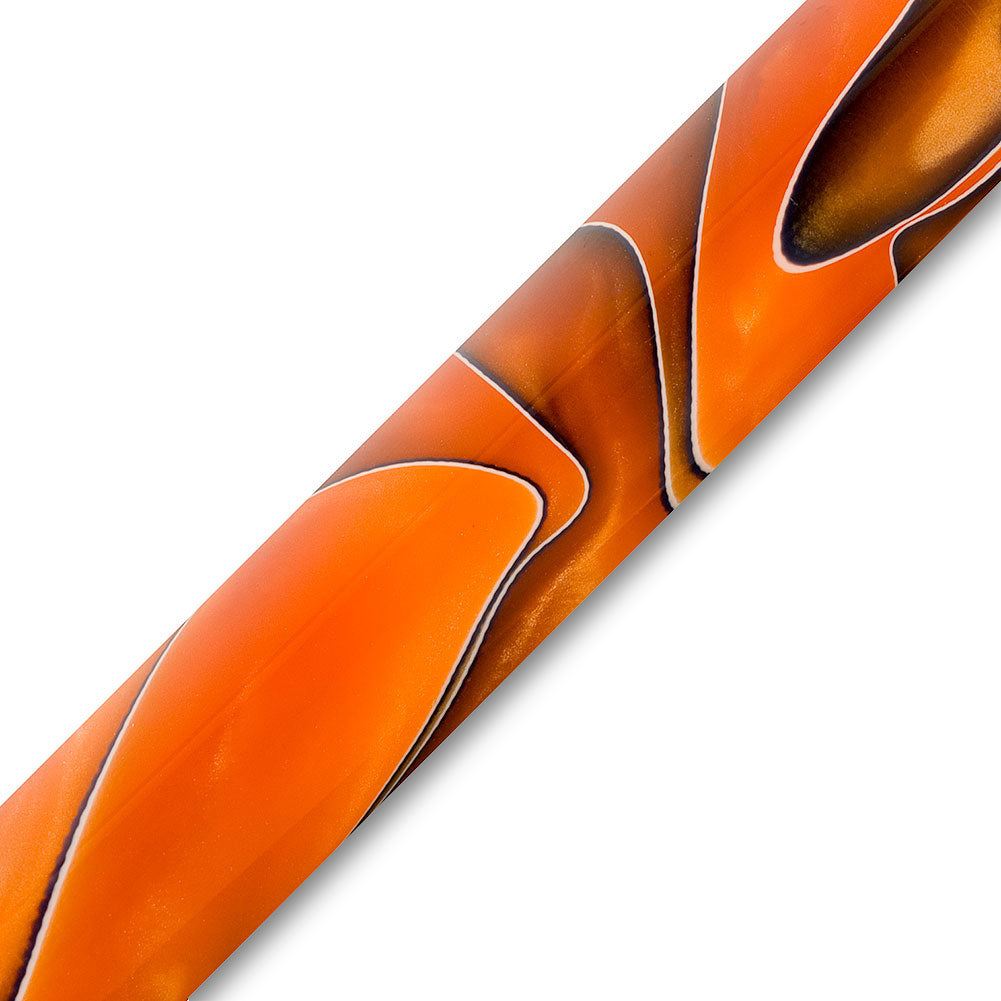 Persimmon Swirl Acrylic Pen Blank