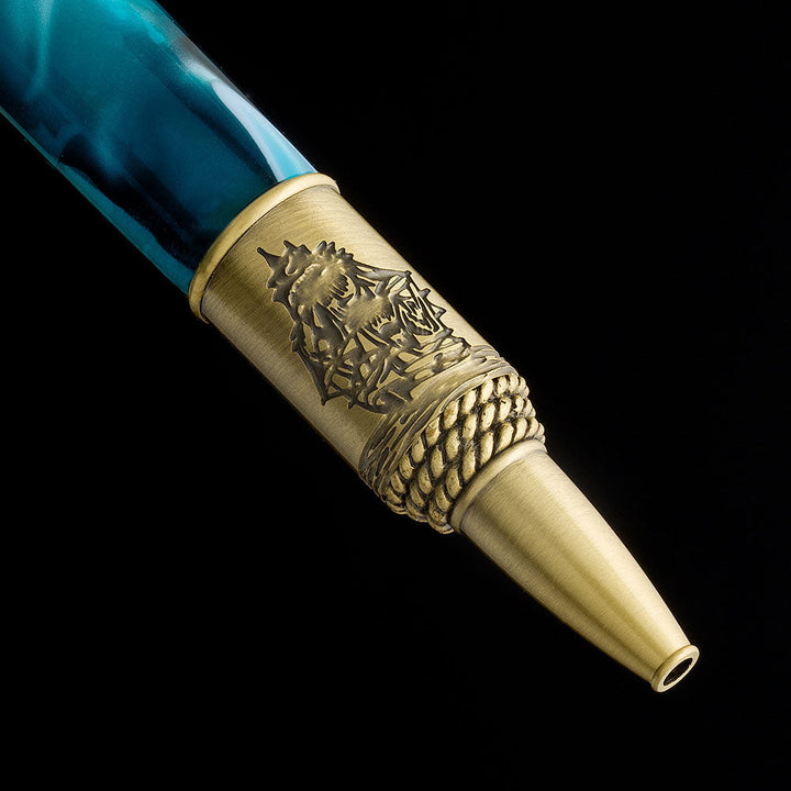 PSI Nautical Twist Pen Kit Antique Brass