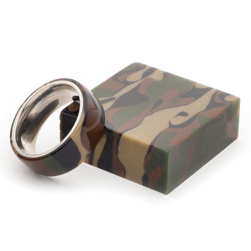 Turners Choice Acrylic Ring Blanks Woodland Camo