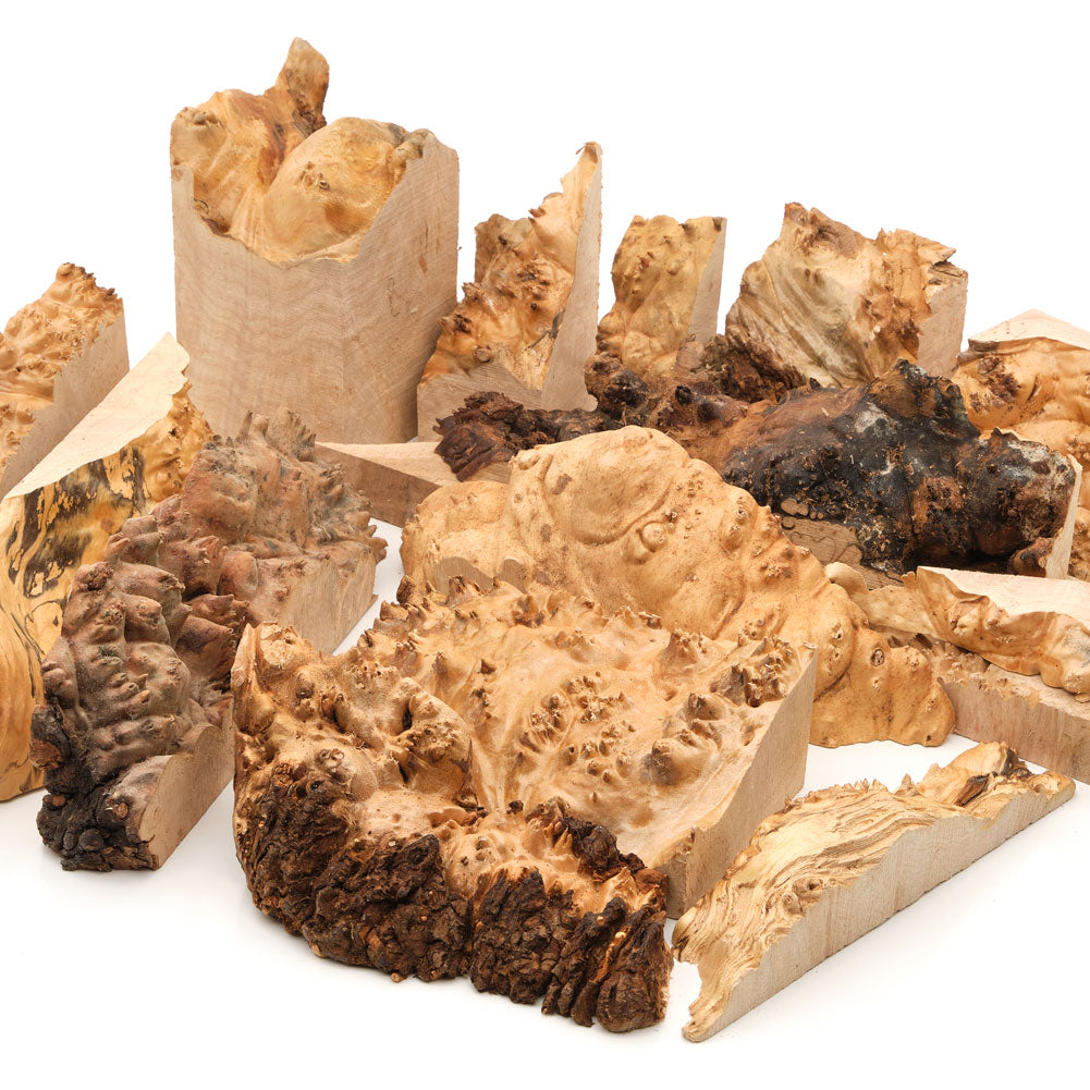 Natural Edge Maple Burl Casting Blanks