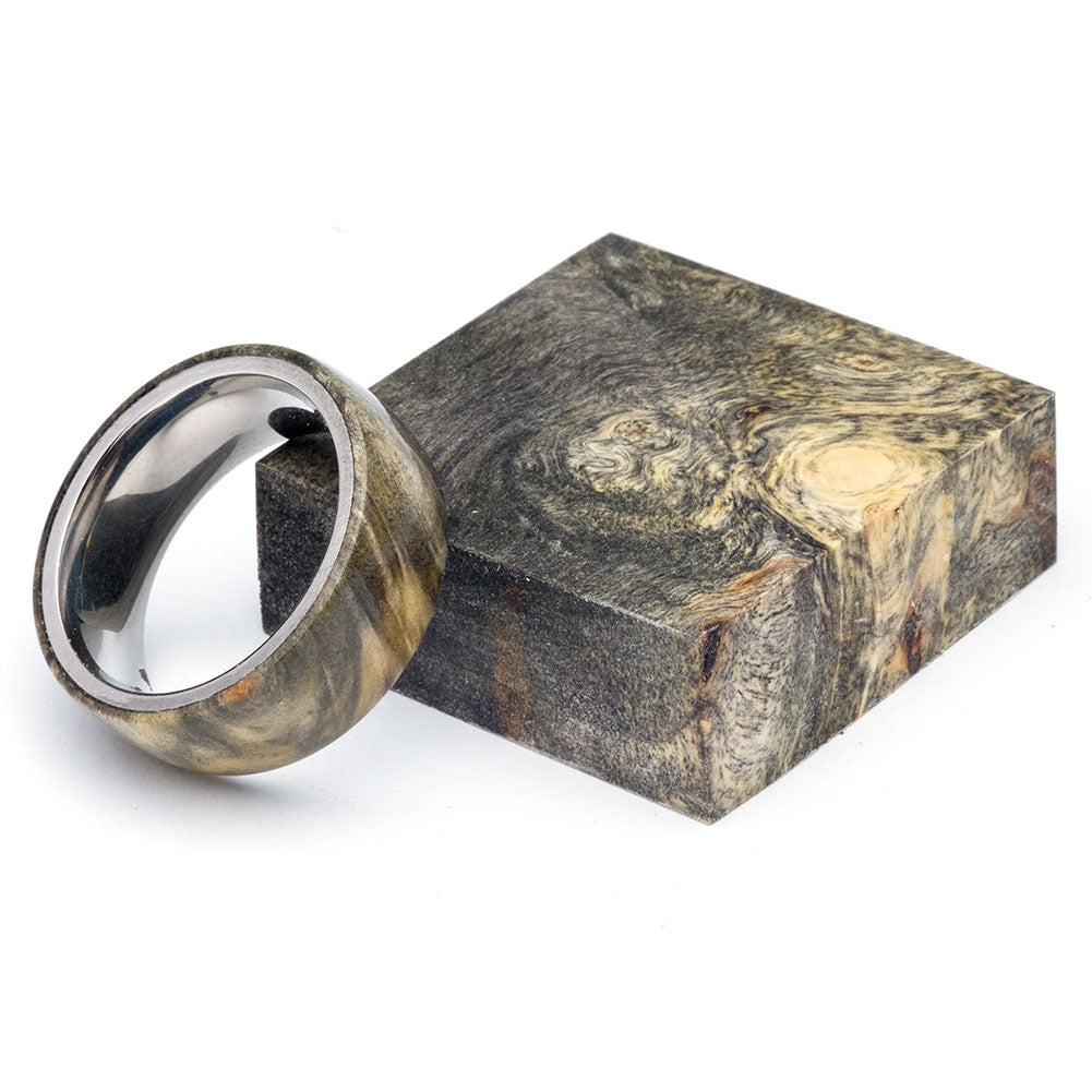 Turners Choice Stabilized Ring Blank Buckeye Burl