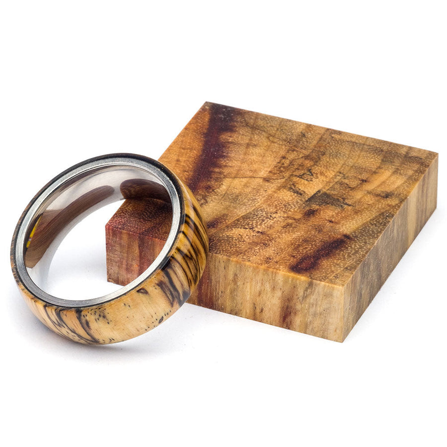 Turners Choice Stabilized Ring Blank Spalted Tamarind
