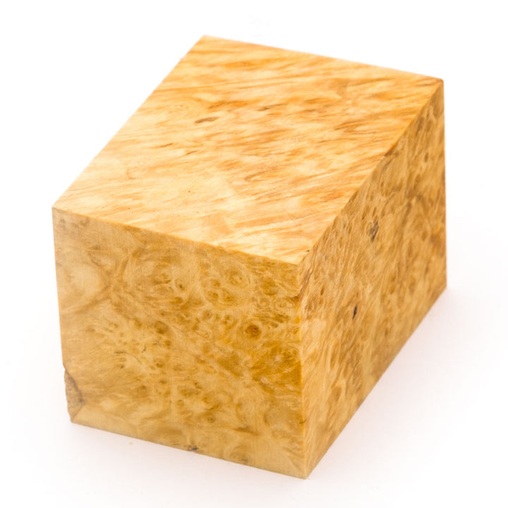 Box Elder Burl Stabilized Bottle Stopper Blank