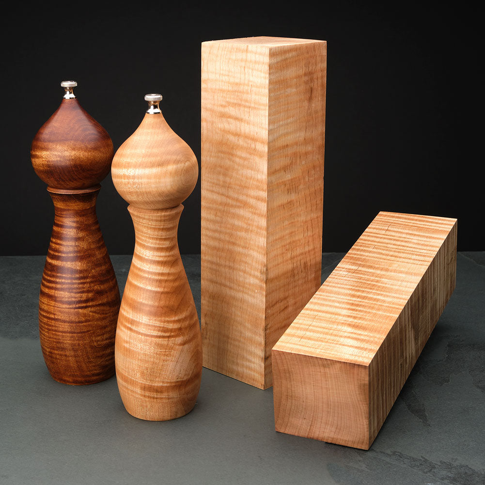 Kiln Dried Figured Maple Turning Blank