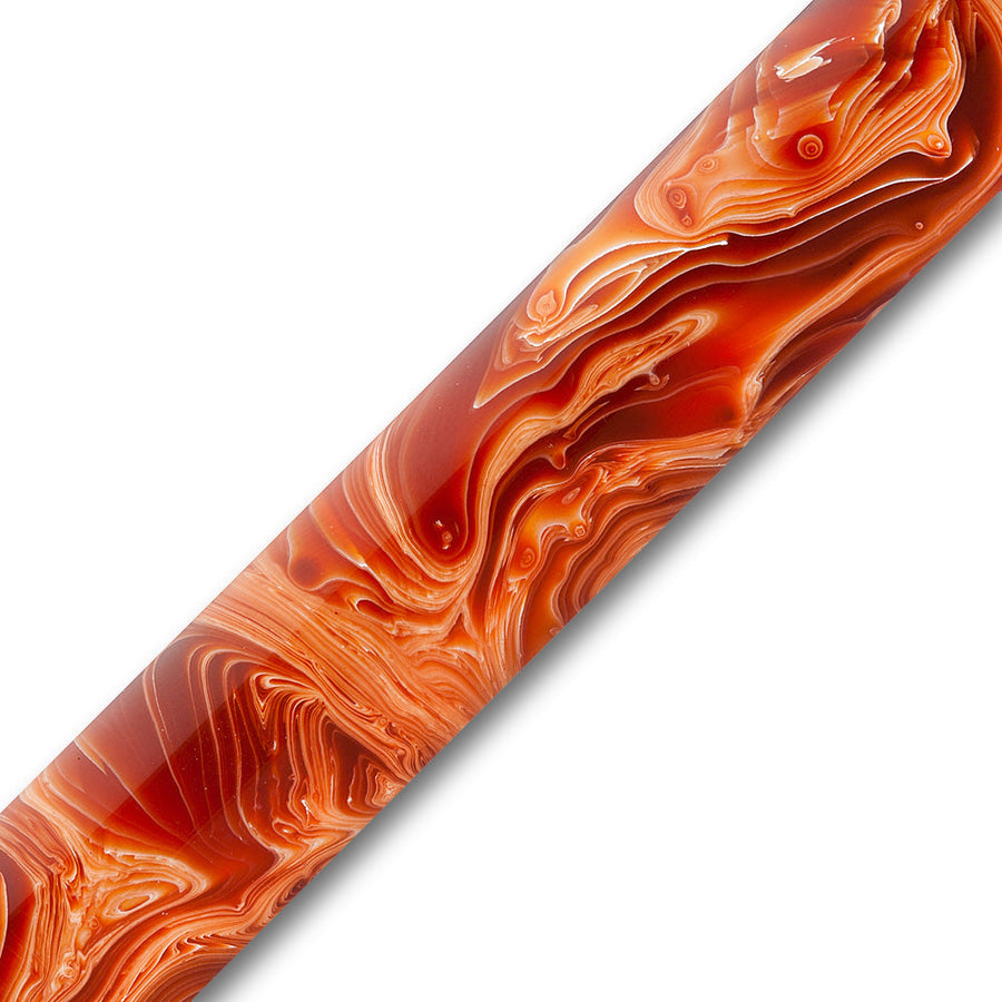 Tru-Stone Stabilized Stone Pen Blank Mexican Fire Agate