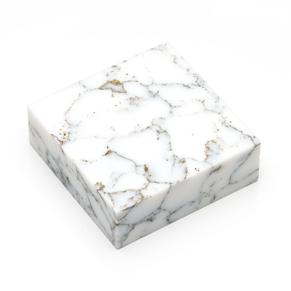 VeraStone Stabilized Stone Ring Blank Howlite