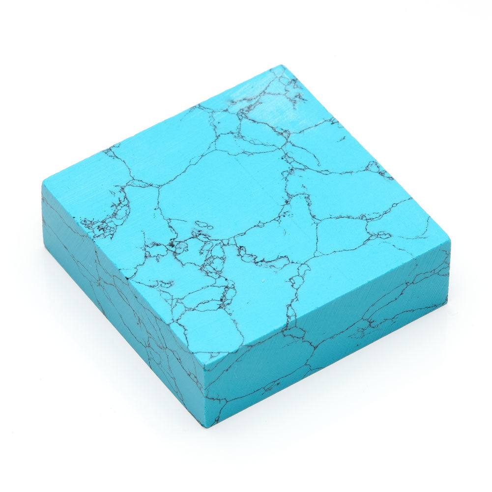 VeraStone Stabilized Stone Ring Blank Kingman Turquoise