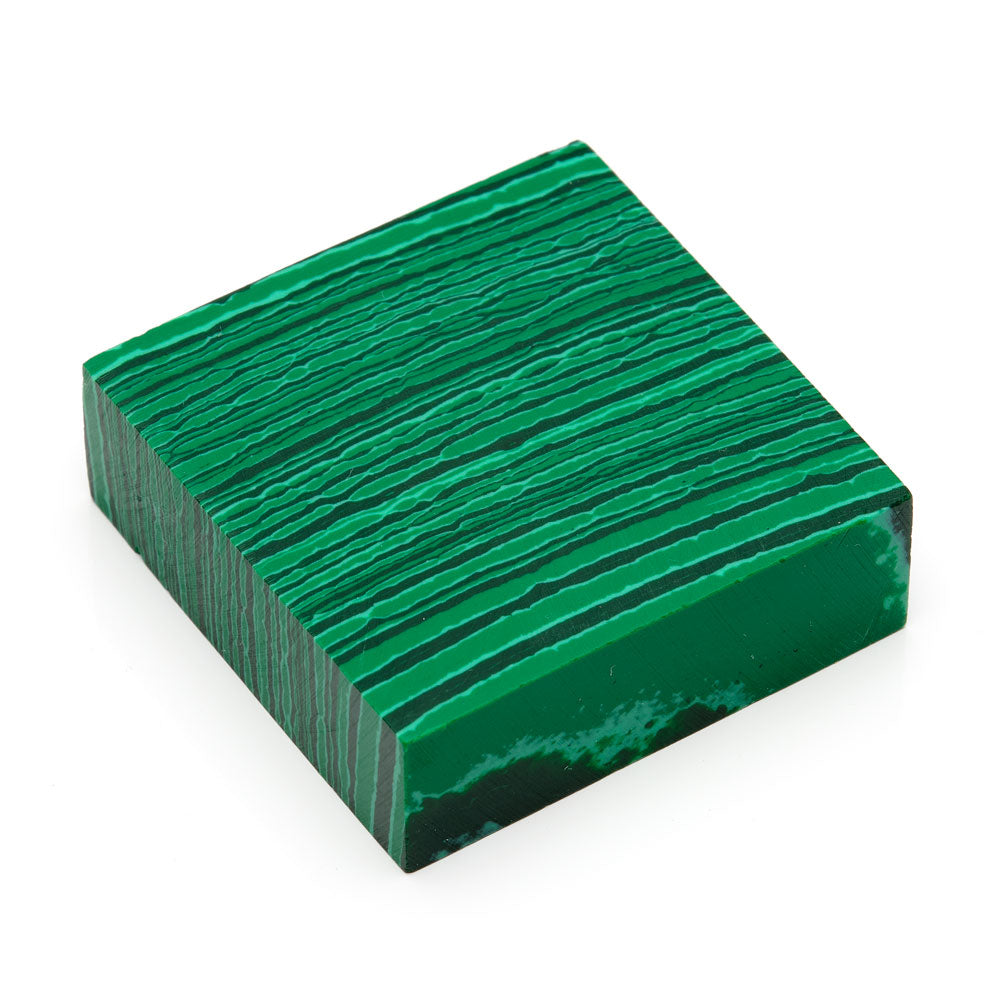 VeraStone Stabilized Stone Ring Blank Malachite