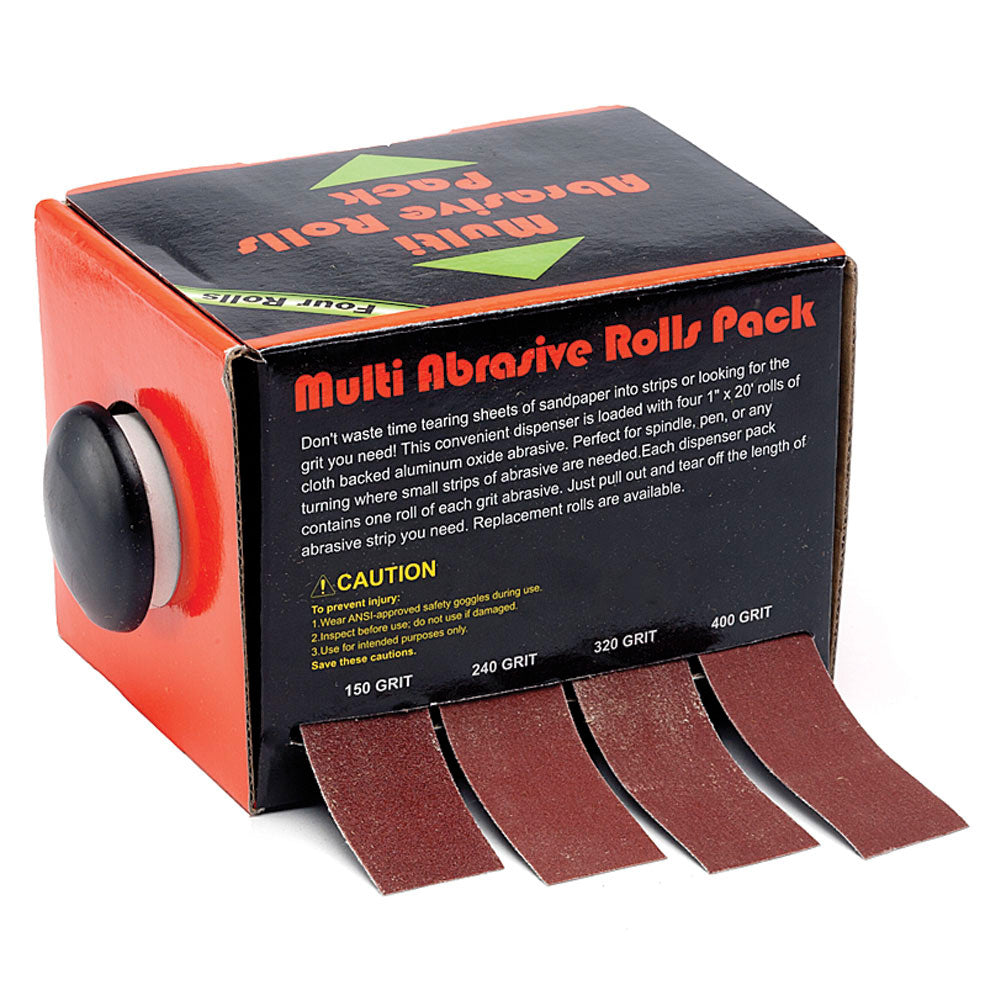 Apprentice Multi-Pack Abrasives 4 Roll Set