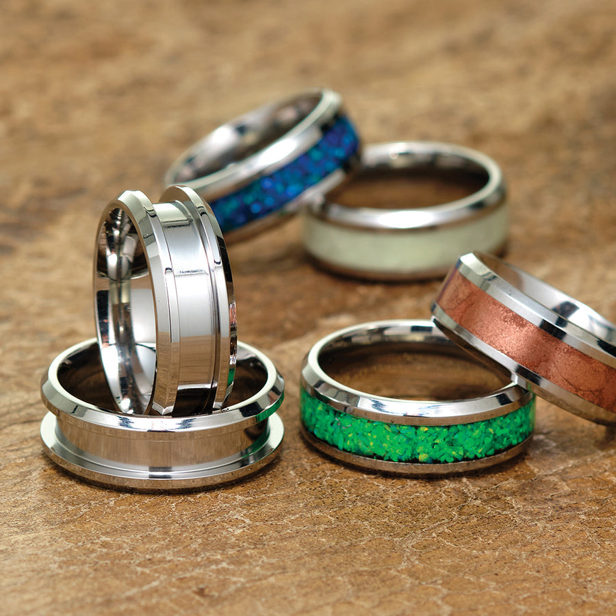 Artisan Inlay Comfort Ring Core Size 13