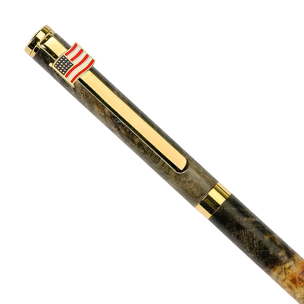 Artisan Slimline Pen Old Glory Clip