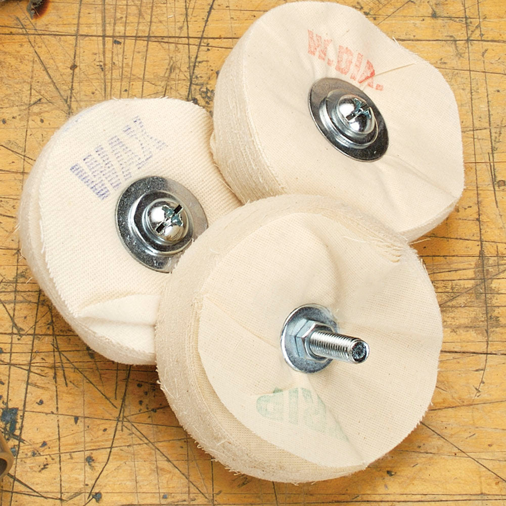 Beall 4" Buffing Wheel 3 Piece Set