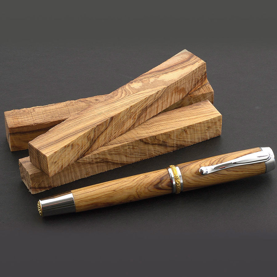 Pen Makers Choice Holy Land Olive Wood Pen Blank 7/8" x 5-1/2"