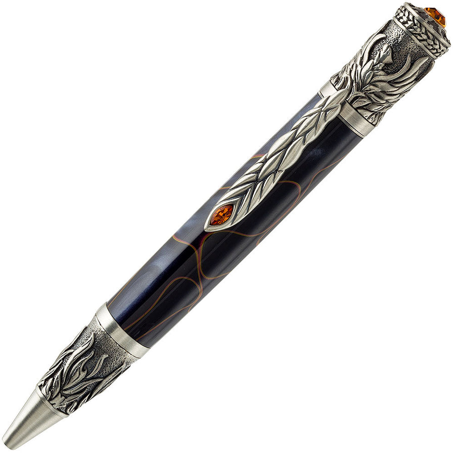 PSI Phoenix Rising Twist Pen Kit Antique Pewter