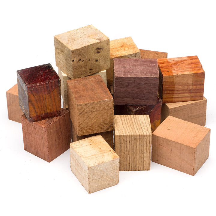 Turners Choice Assorted Project Blanks 1-1/4" x 1-1/2" - 2lb Bag