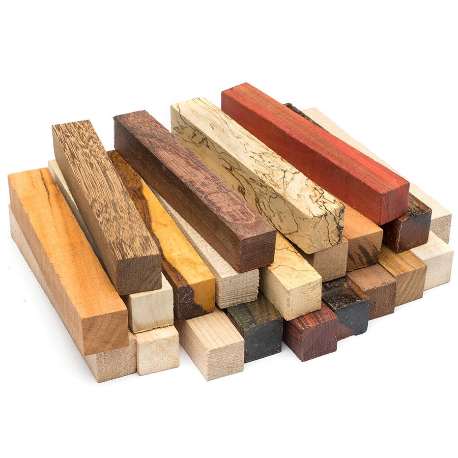 Turners Choice Assorted Project Blanks 3/4" x 5" - 2lb Bag