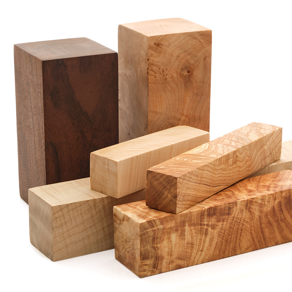 Turners Choice Highly Figured Box of Blocks - 5 lbs