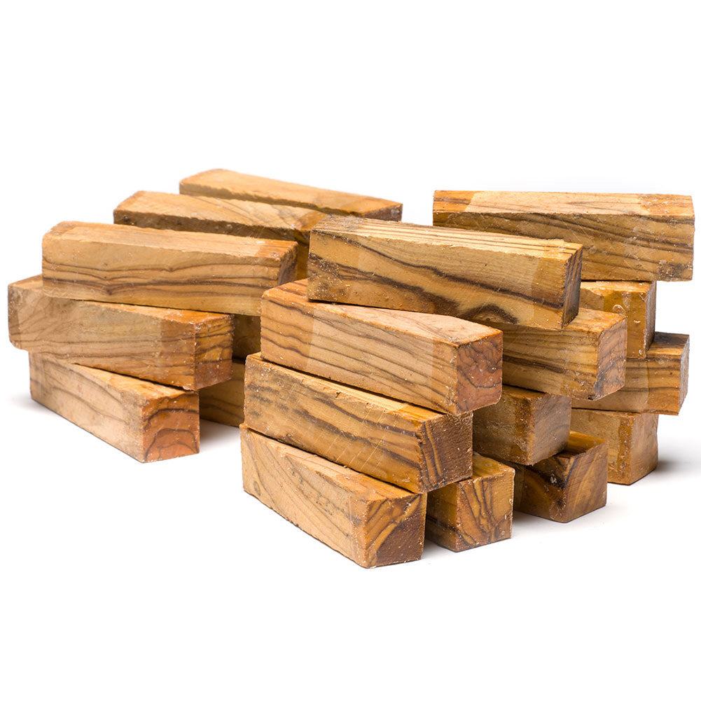 Turners Choice Holy Land Olive Wood 1/2 Blanks 1 lb Bag