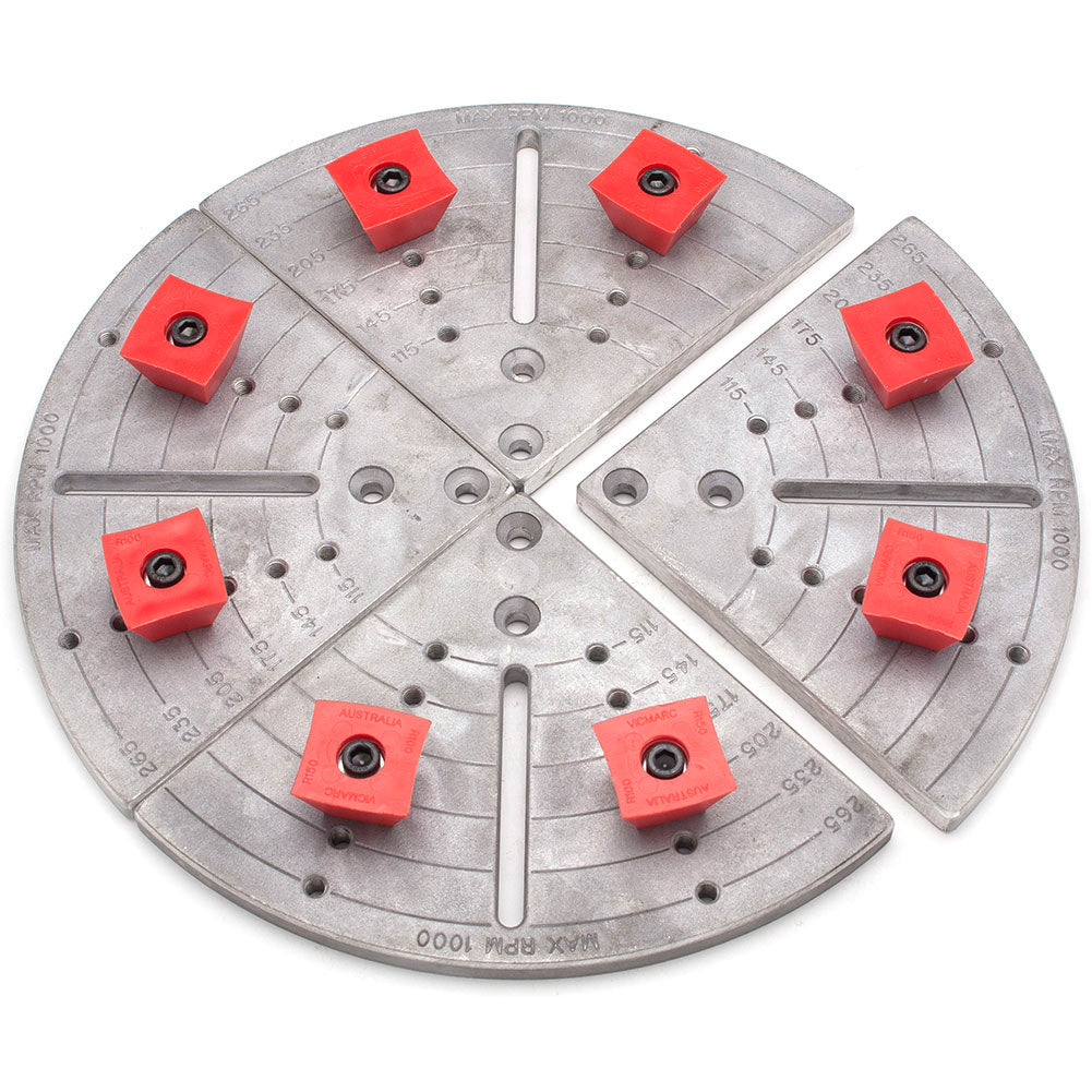 Vicmarc 10" Adjusta-Jaw Set VM120/VM150 Chuck