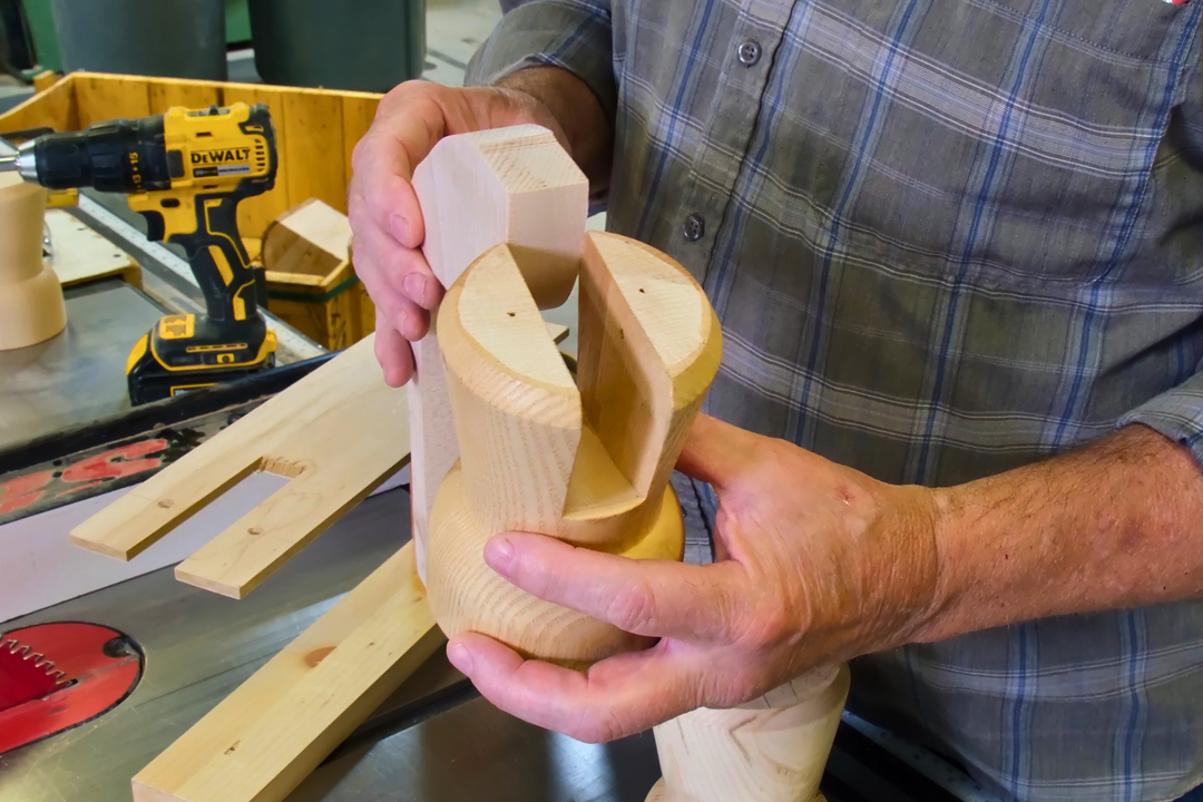 Nutcracker MasterClass - Cutting a Jaw Slot on the Table Saw