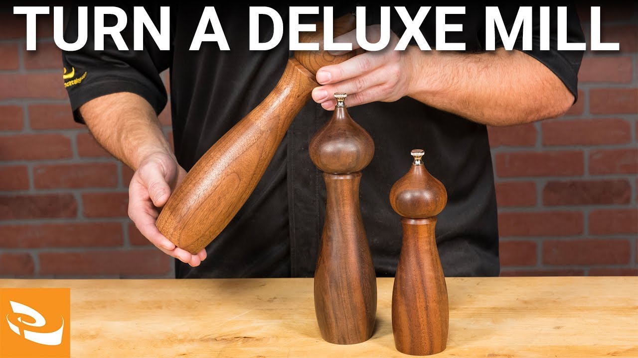 Turning Deluxe Pepper & Salt Mills – Craft Supplies USA