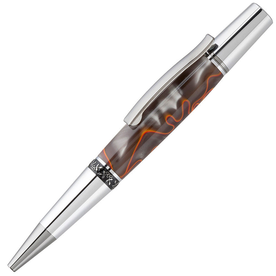 Artisan Aero Pen Kit Chrome/Black Titanium