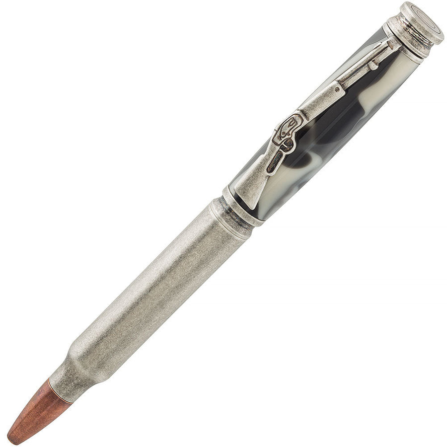 Artisan Bullet Pen Kit Antique Silver