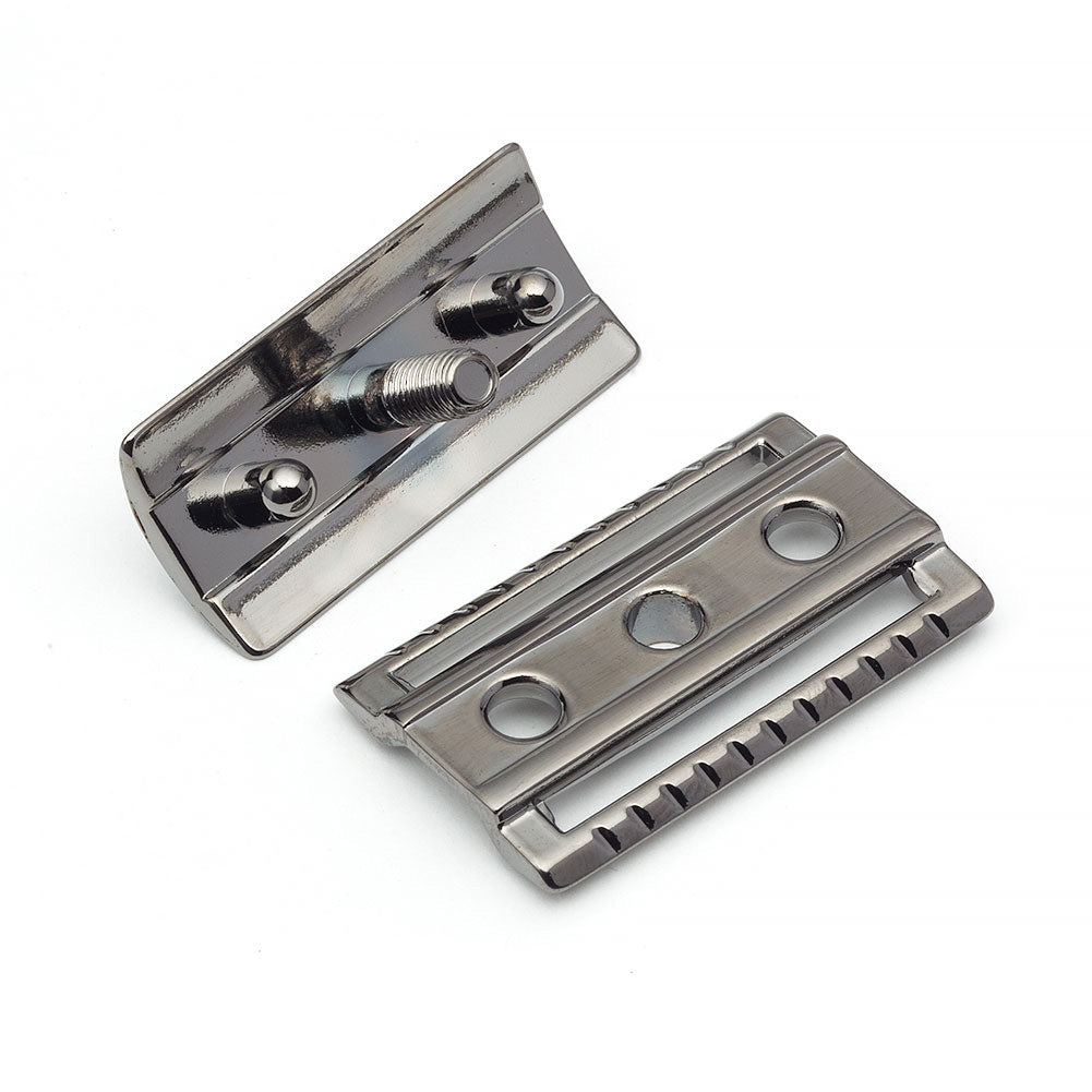 Feather Hi-Stainless Platinum Coated Double Edged Safety Razor