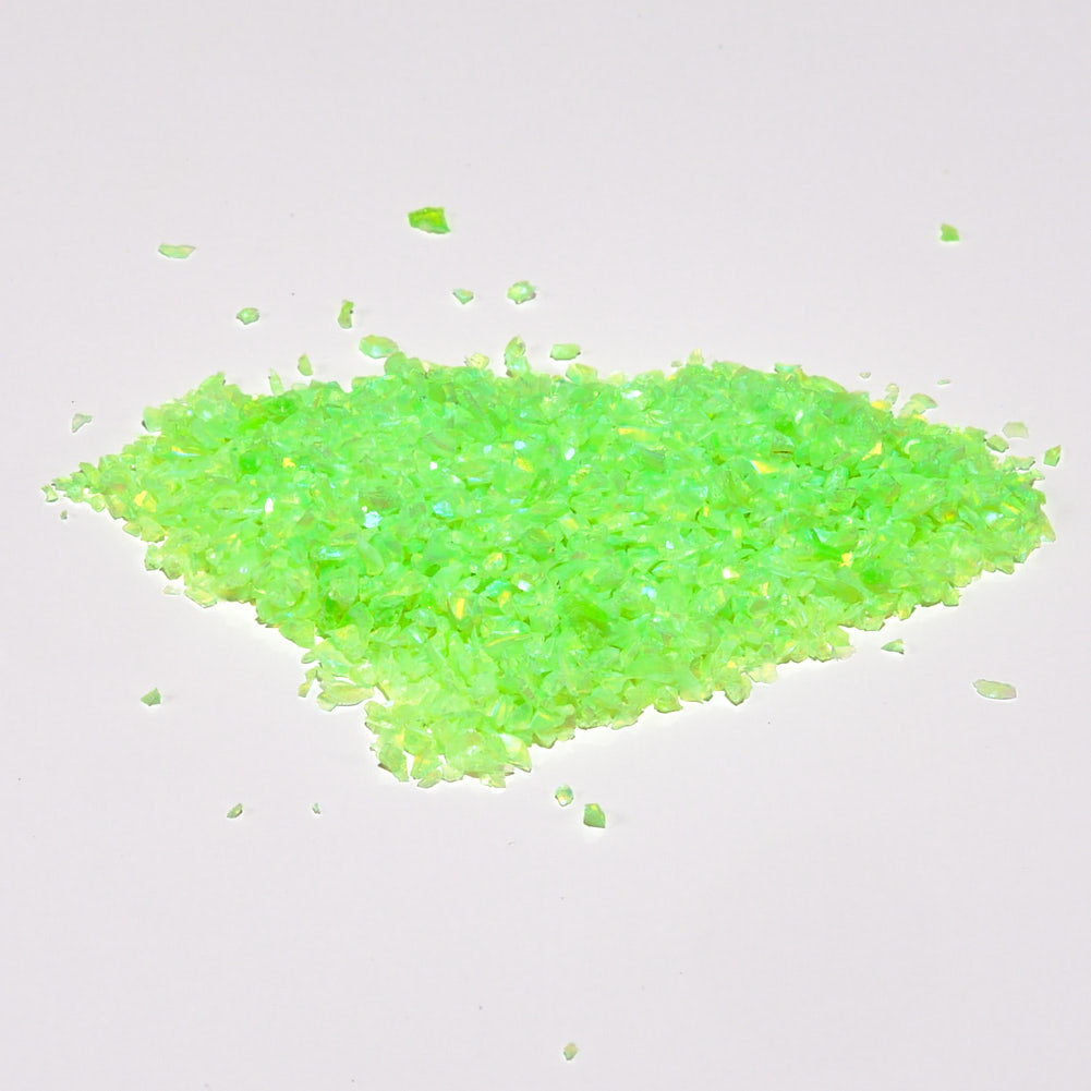 Crushed Opal - Bright Green