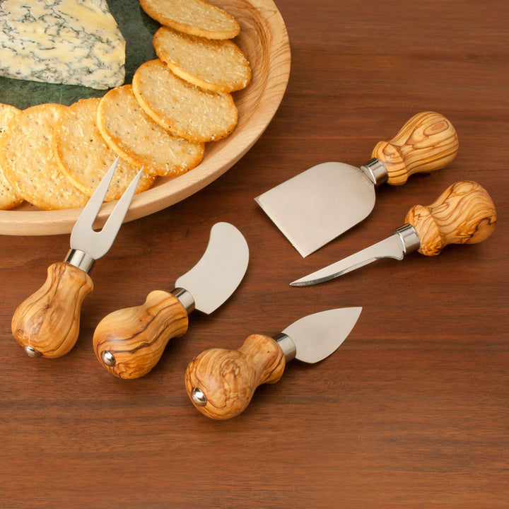 Curved Spreader Cheese Knife Kit