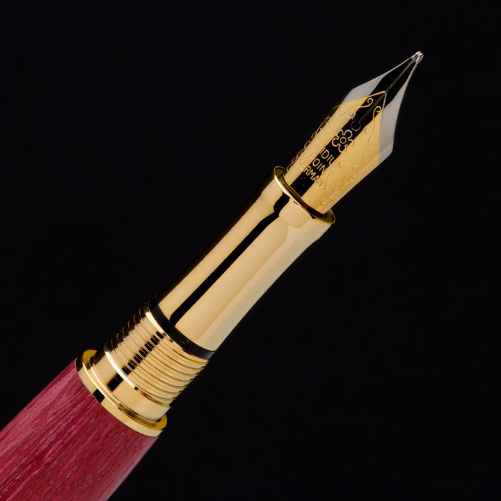 Beaufort Cyclone Fountain Pen Kit Gold & Black Chrome