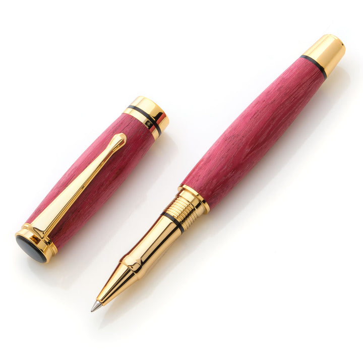Beaufort Cyclone Rollerball Pen Kit Gold & Black Chrome