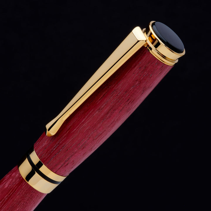 Beaufort Cyclone Rollerball Pen Kit Gold & Black Chrome