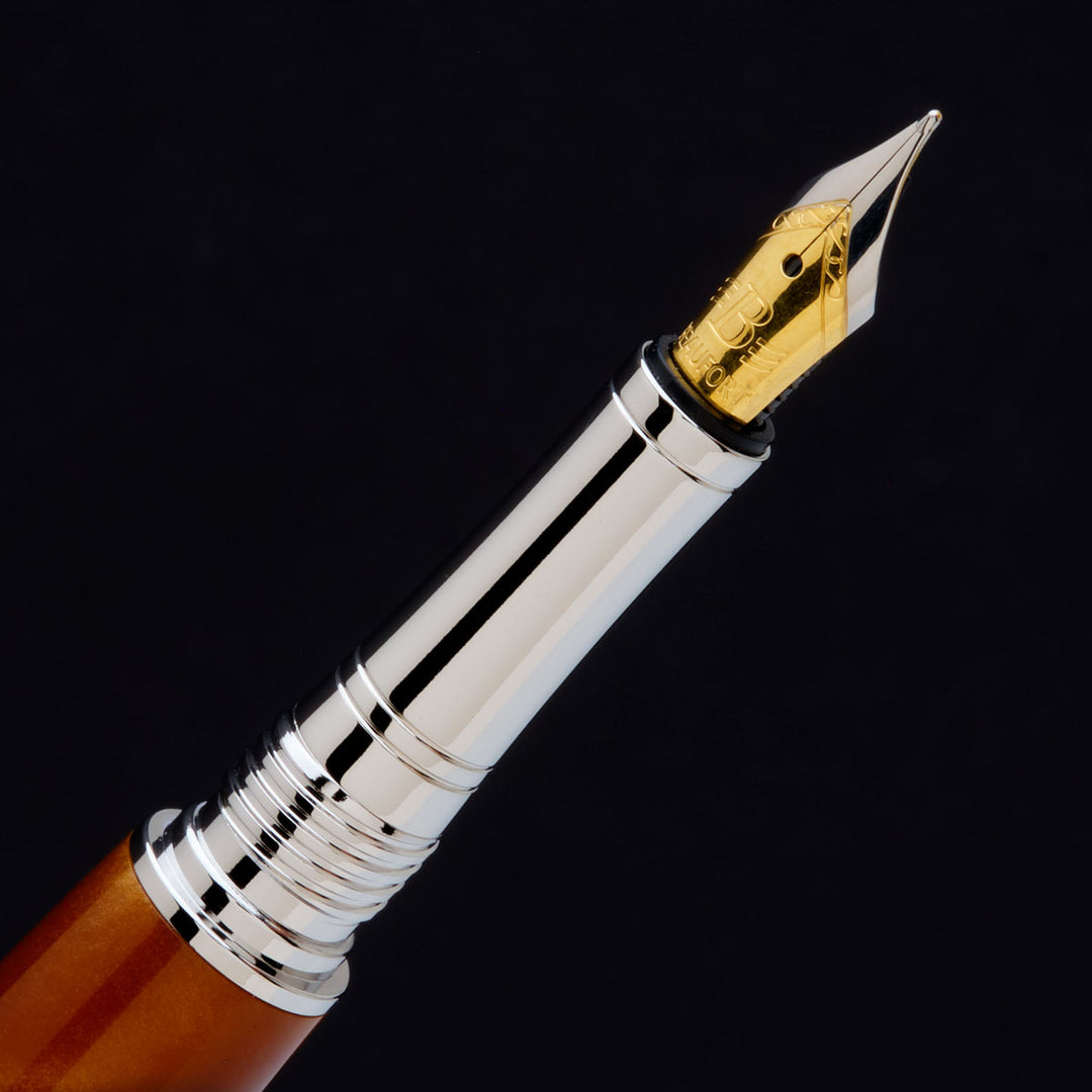 Beaufort Mistral Fountain Pen Kit Rhodium & Gold Titanium