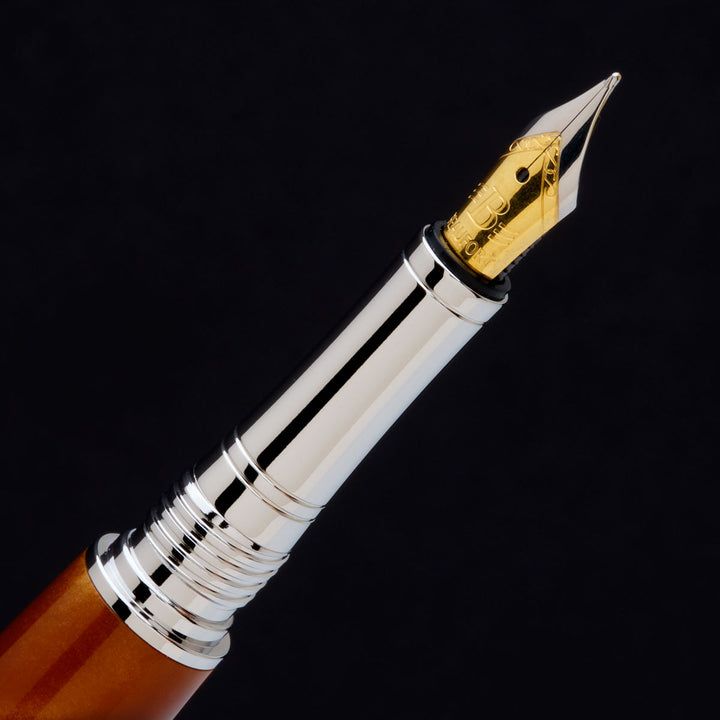 Beaufort Mistral Fountain Pen Kit Rhodium & Gold Titanium