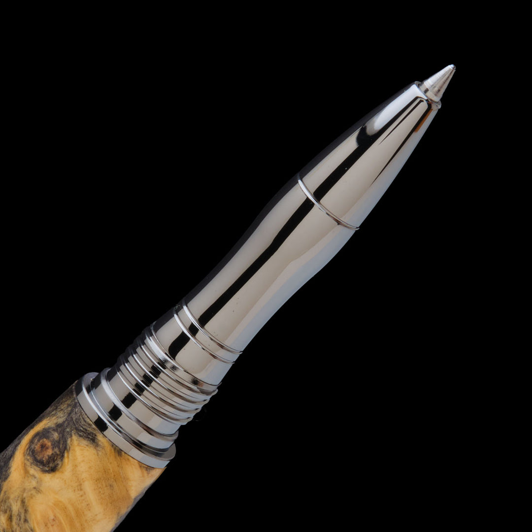 Beaufort Mistral Rollerball Pen Kit Black Titanium & Gold Titanium